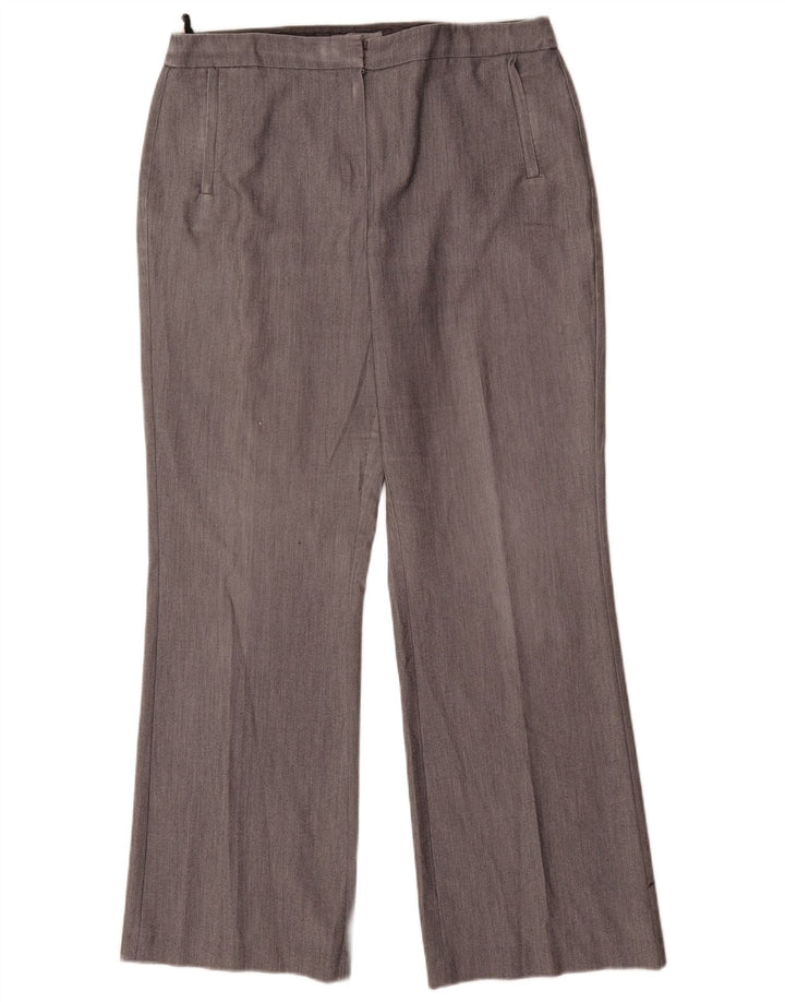 Pantaloni de costum bootcut pentru femei Marks & Spencer UK 16 Large W32 L32 Gri