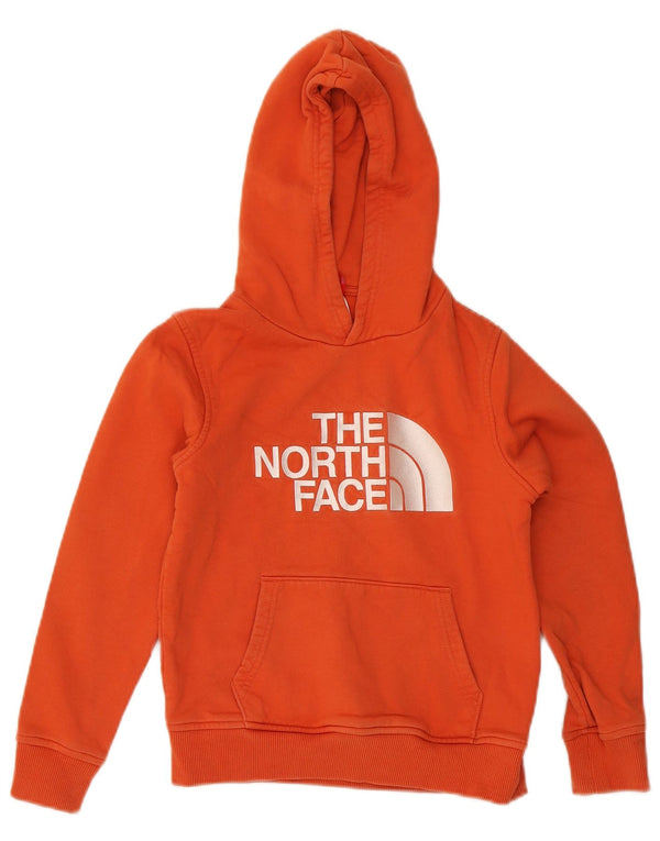 The North Face Boys Graphic Hoodie Jumper 9-10 ani portocaliu mediu