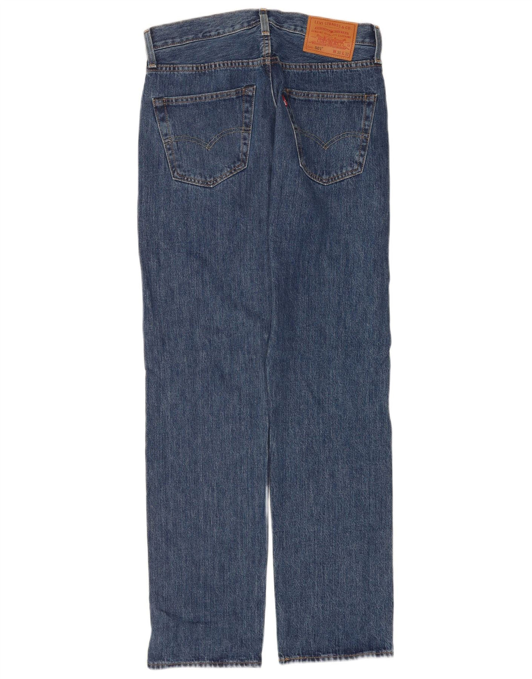Blugi drepti pentru bărbați Levi's 501 W30 L32 Bumbac albastru