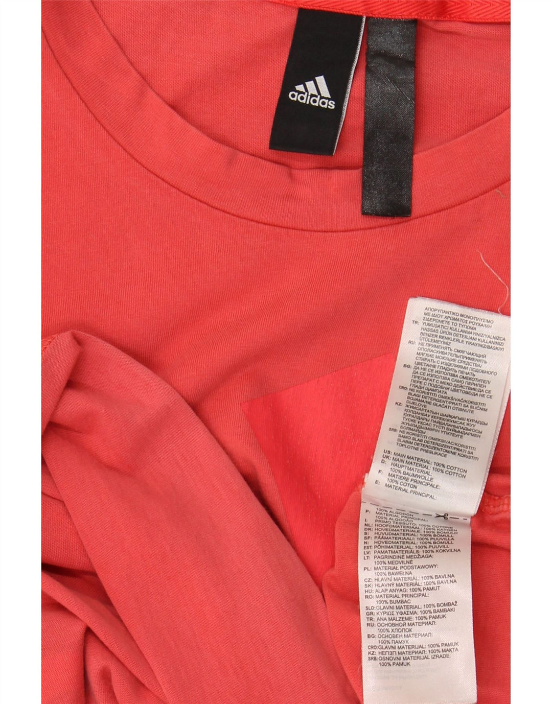 Tricou grafic ADIDAS pentru femei Top UK 18 XL bumbac roșu