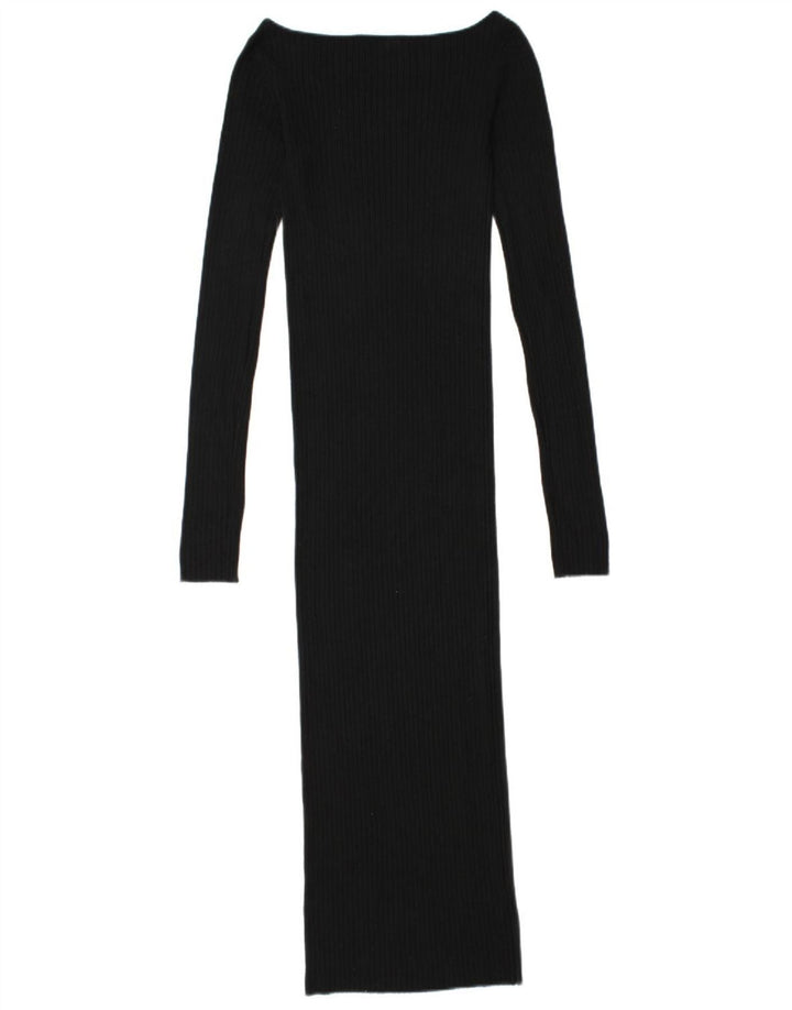 Rochie Pulover pentru Damă Zara UK 8 Mic Negru