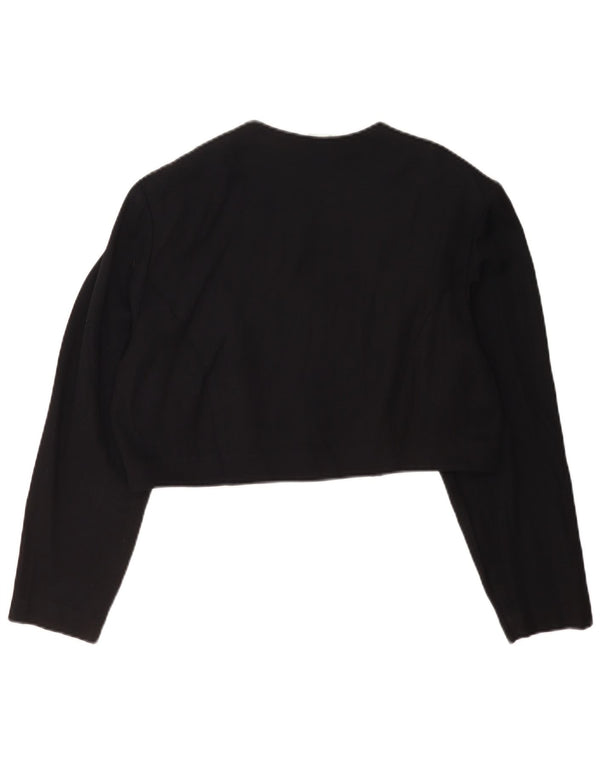 Jachetă Bolero R&M Richards pentru femei UK 14 Medium Black Rayon