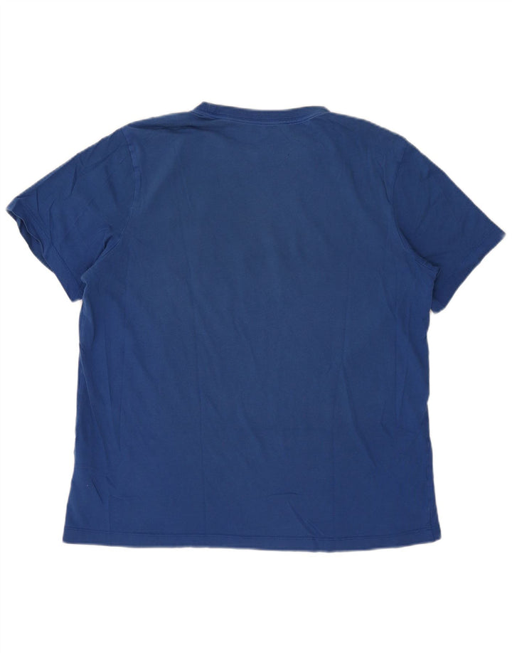 Tricou grafic Nike pentru bărbați Top mare, albastru, bumbac
