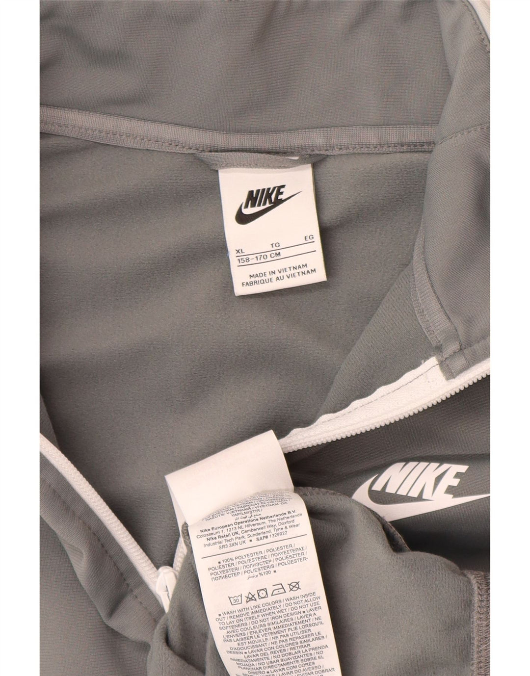 Jachetă de trening pentru băieți Nike 13-14 ani XL poliester gri