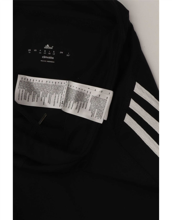 Leggings Adidas Climalite Capri pentru femei UK 16 Poliester negru mare