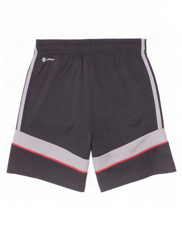Adidas Boys Aeroready Sport Shorts 11-12 Years Black Colourblock Polyester