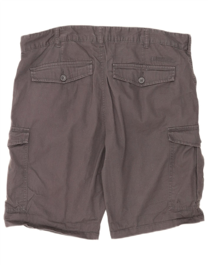 Pantaloni scurți cargo pentru bărbați Mountain Warehouse W36, bumbac gri mare
