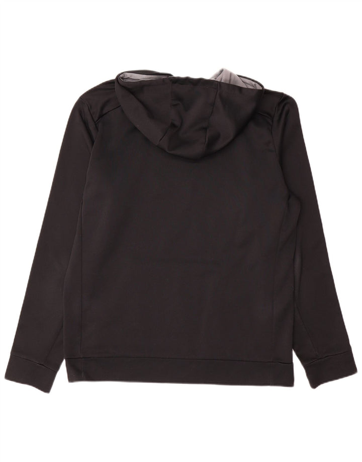 Pulover Nike Therma-Fit Graphic pentru bărbați, poliester mediu negru