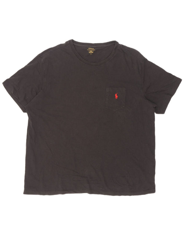 Tricou Polo Ralph Lauren pentru bărbați Top 2XL bumbac negru