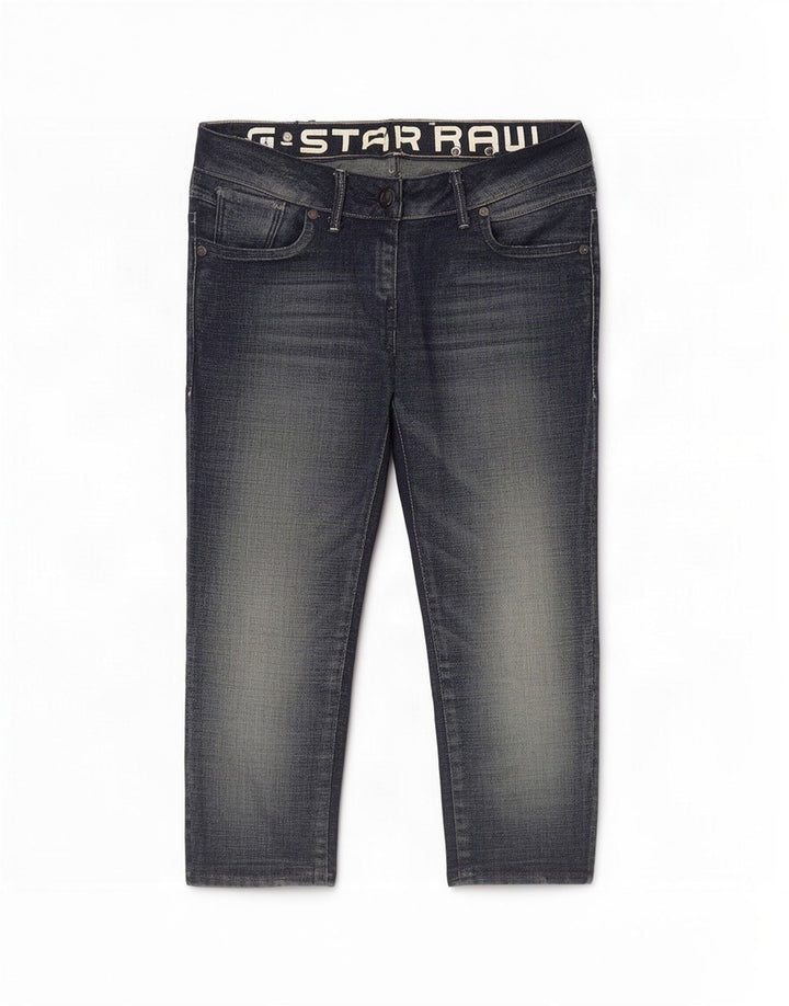 Blugi Capri Super Low pentru femei G-Star W27 L18 Bumbac albastru