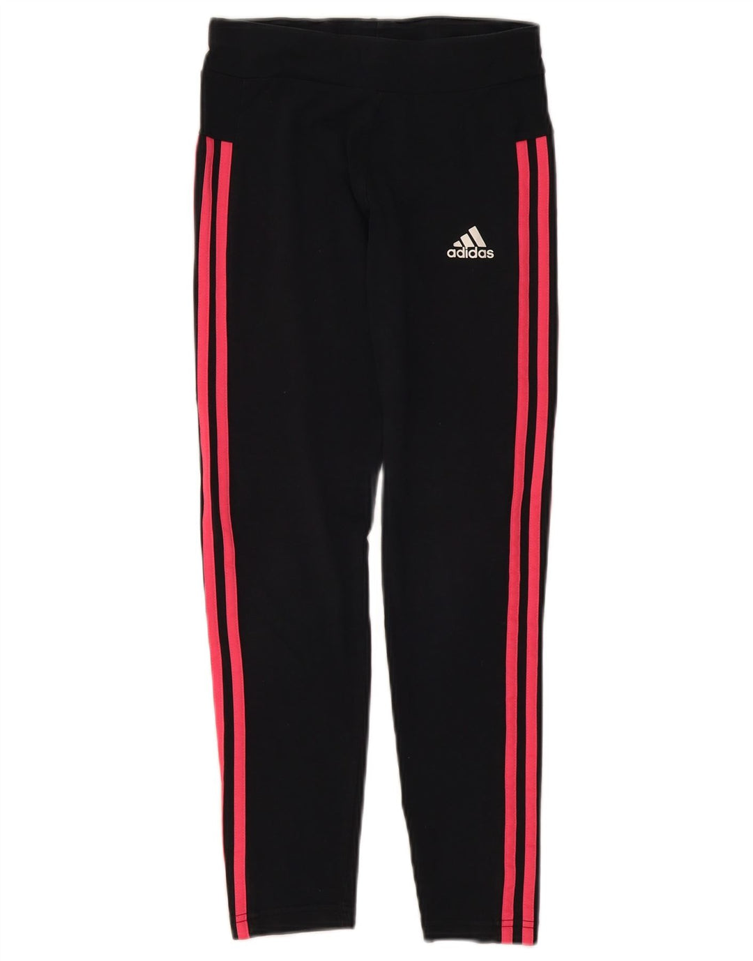 Pantaloni de trening ADIDAS fete 11-12 ani bumbac negru