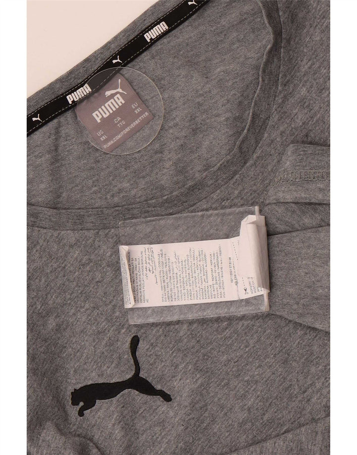 Tricou pentru bărbați Puma Top 2XL bumbac gri