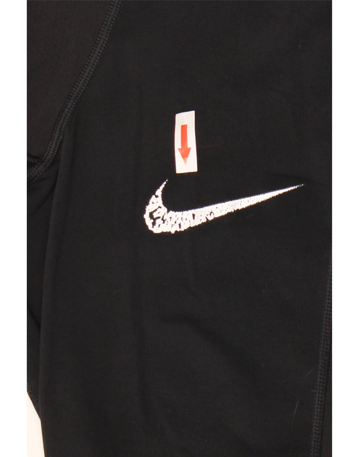 Leggings cu grafică pentru bărbați Nike Tight Fit, poliester mediu negru