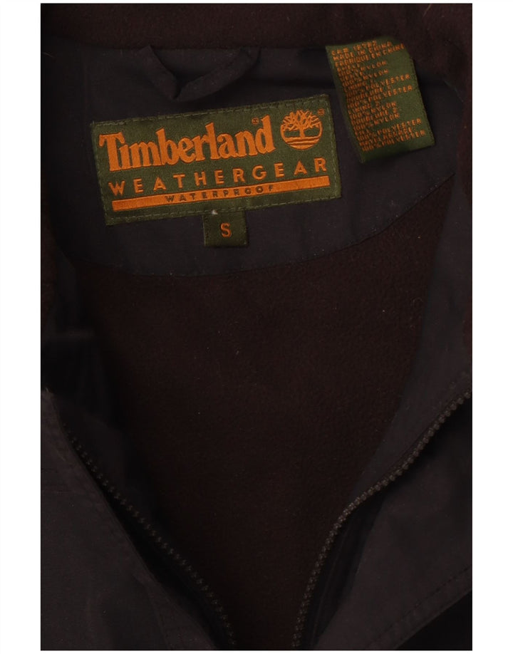 Jachetă de vânt pentru bărbați TIMBERLAND, cu tăiere lentă, UK 36, nailon mic, negru