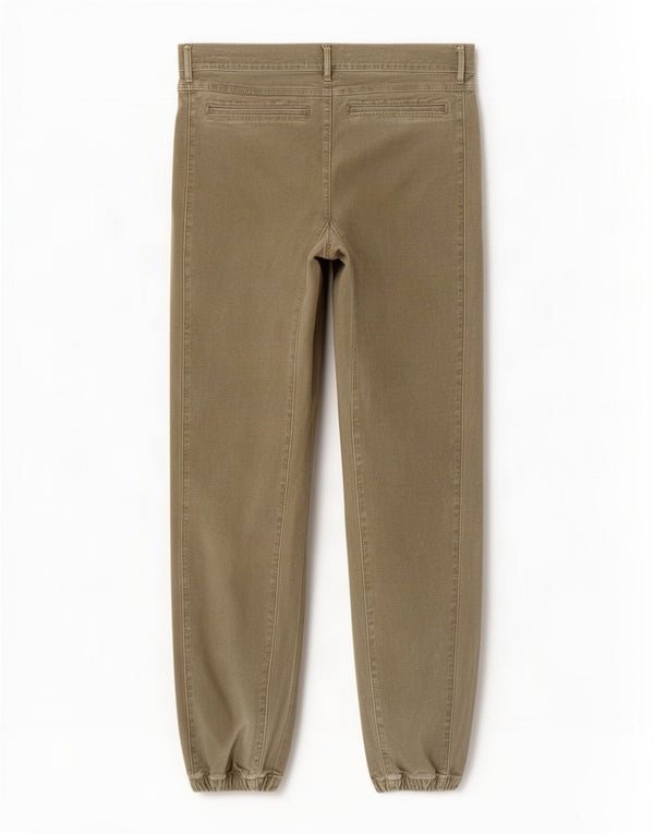 Pantaloni de jogging pentru femei Zara Pantaloni casual EU 36 XS L26 L28 Kaki Bumbac