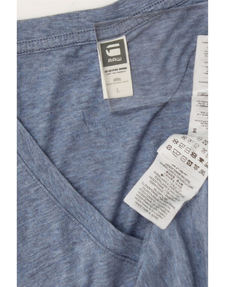 G-STAR Mens T-Shirt Top Large Blue Cotton Vintage G-Star and Second-Hand G-Star from Messina Hembry 