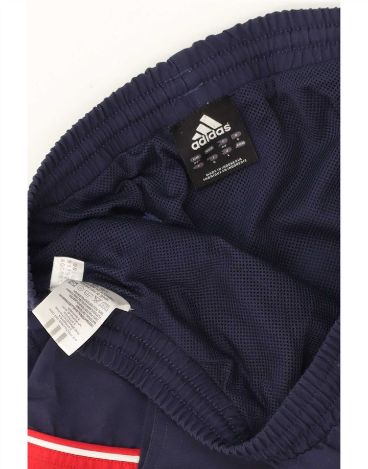 Pantaloni scurți sport Adidas pentru bărbați, medii, bleumarin, poliester color bloc
