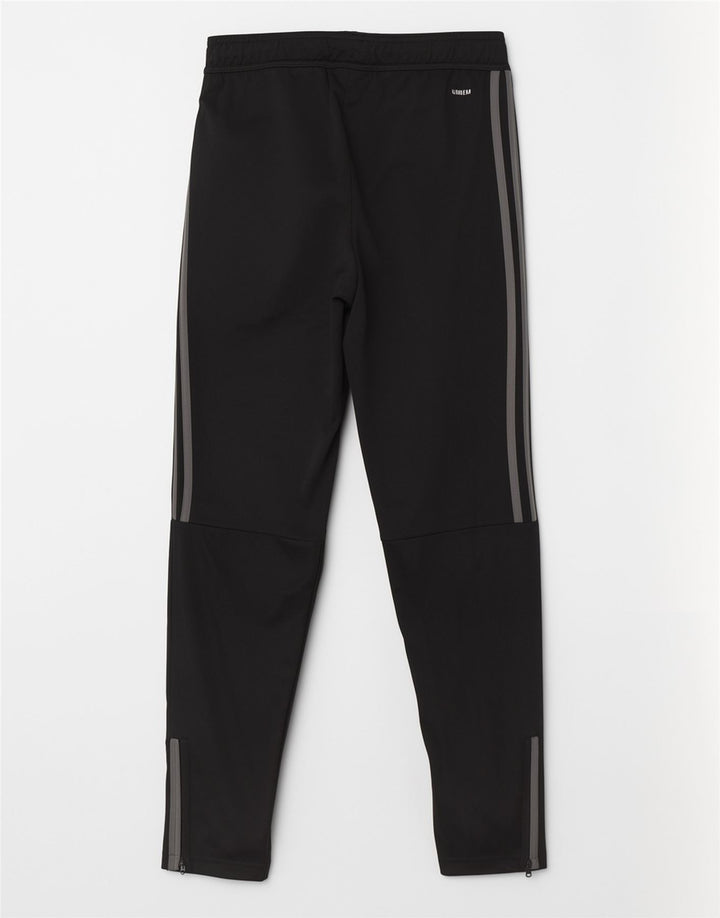Pantaloni de trening Adidas pentru bărbați, poliester mediu, negru