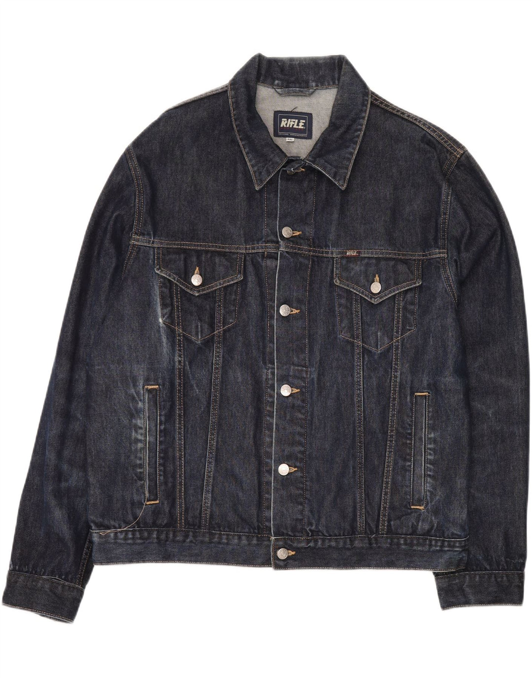Jachetă de blugi pentru bărbați RIFLE UK 44 2XL Bumbac albastru