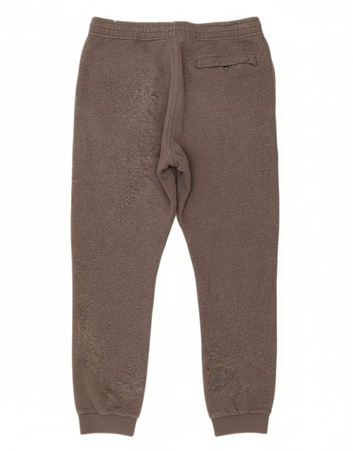 NIKE Mens Tracksuit Trousers Joggers Small Grey Cotton