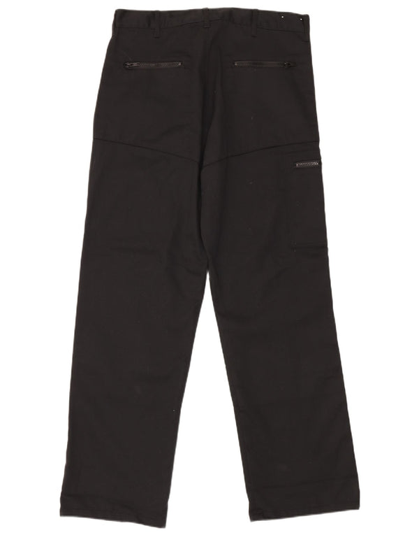 Pantaloni cargo dritti pentru bărbați Dickies W32 L31 poliester negru