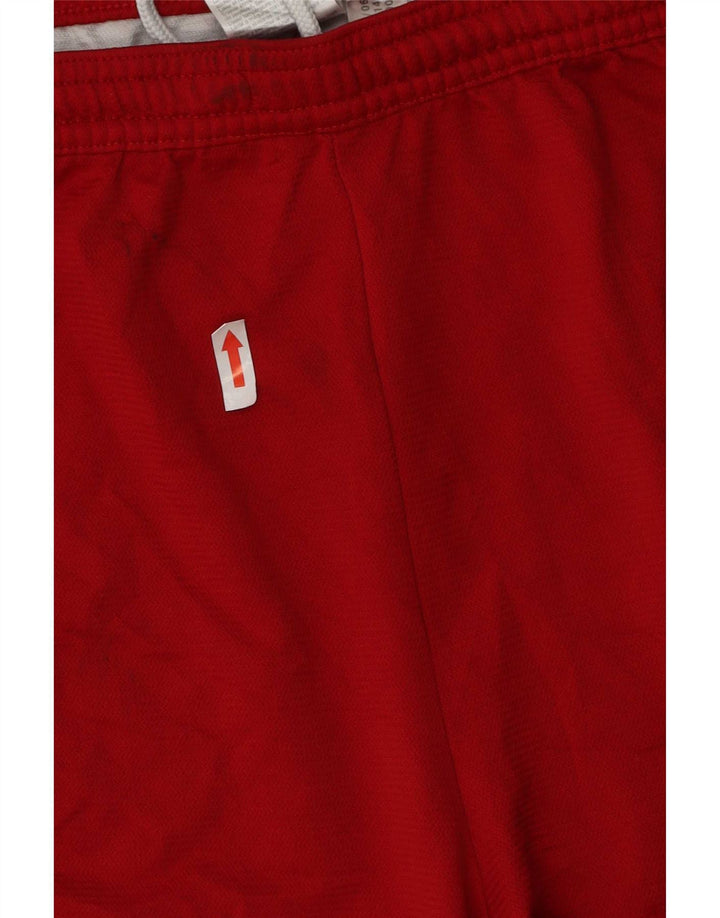 Pantaloni scurți sport Adidas Climalite pentru bărbați, XL, roșu, poliester color bloc