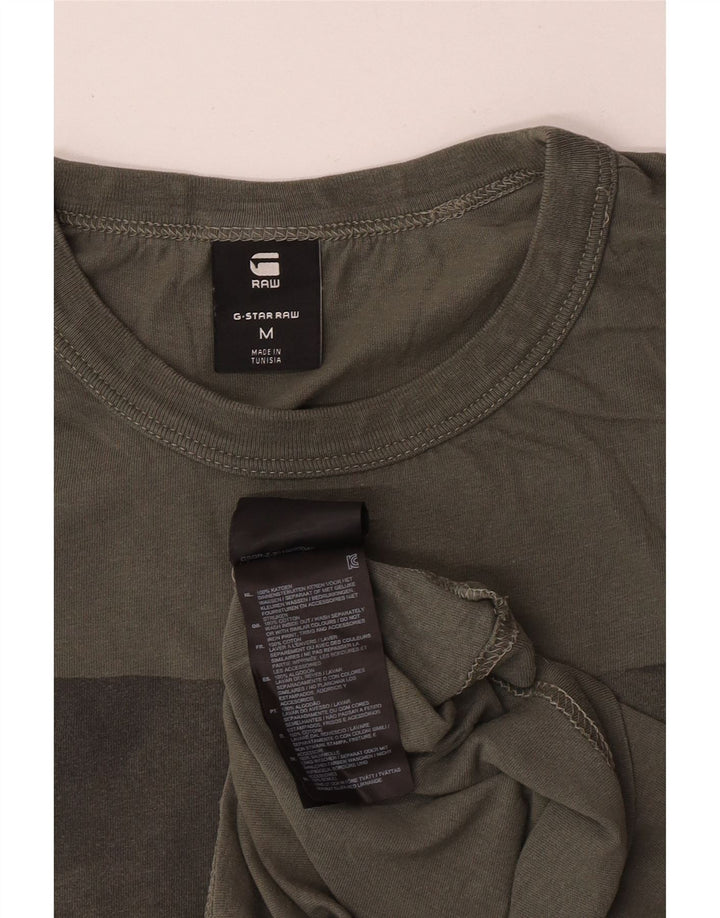 Tricou grafic pentru bărbați G-Star Top Mediu Kaki Bumbac