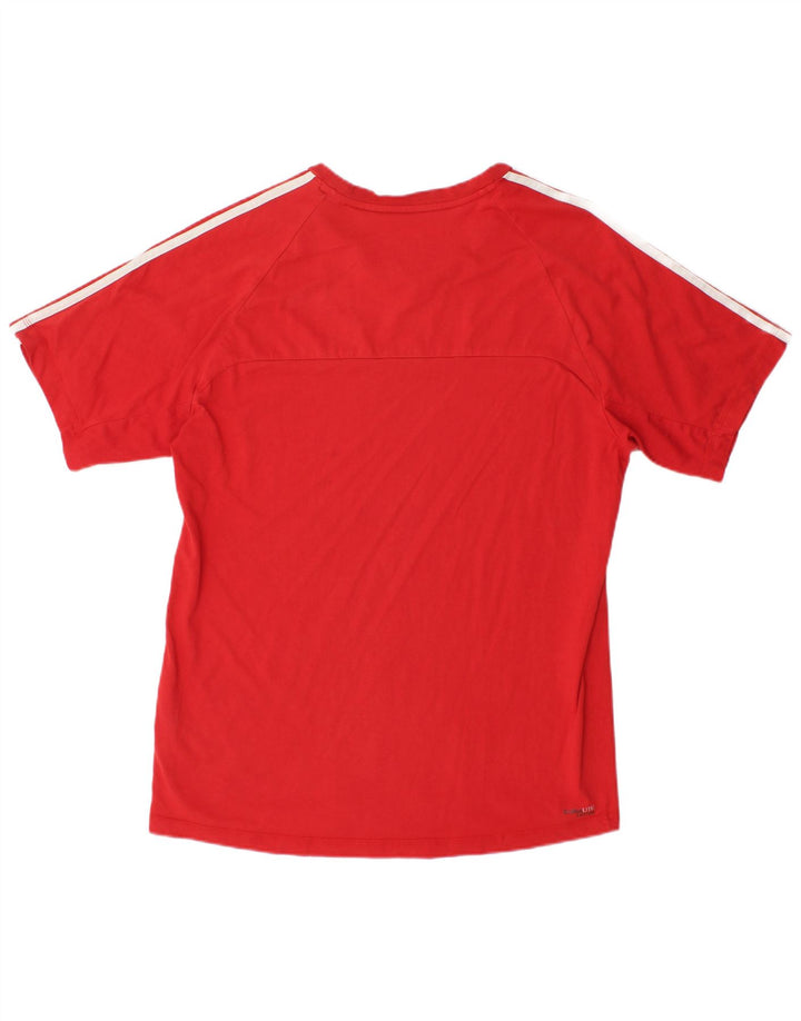 Tricou Adidas Climalite pentru bărbați Top mare bumbac roșu