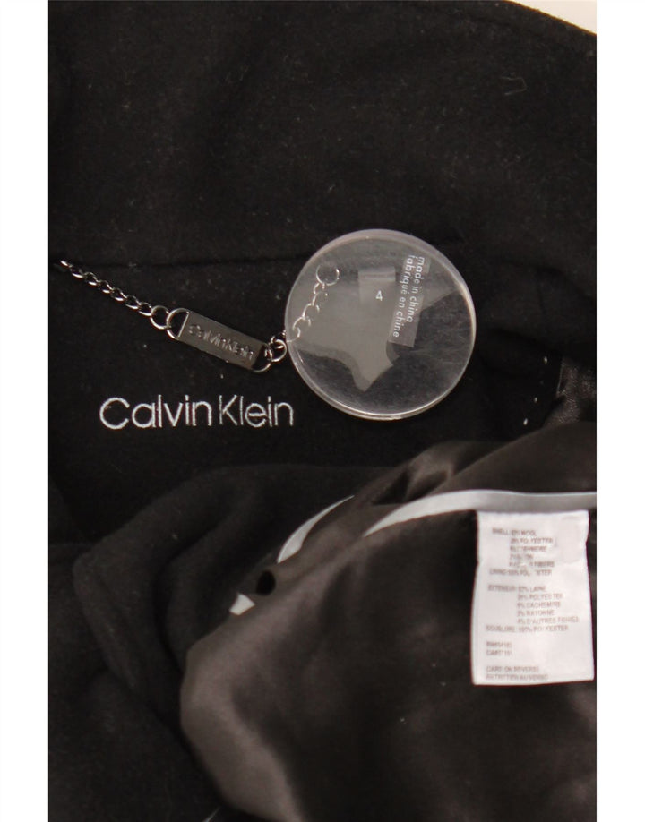 Palton pentru femei Calvin Klein US 4 Small Black Wool