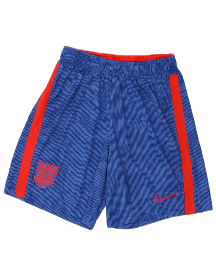 Pantaloni scurți sport Nike pentru bărbați Dri Fit, cu model abstract, colorate mari, albastre