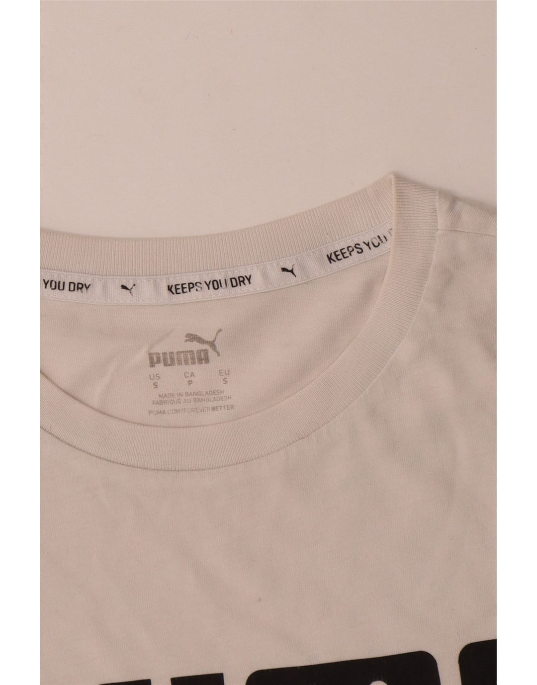 Tricou grafic Puma pentru bărbați Top mic, alb, bumbac