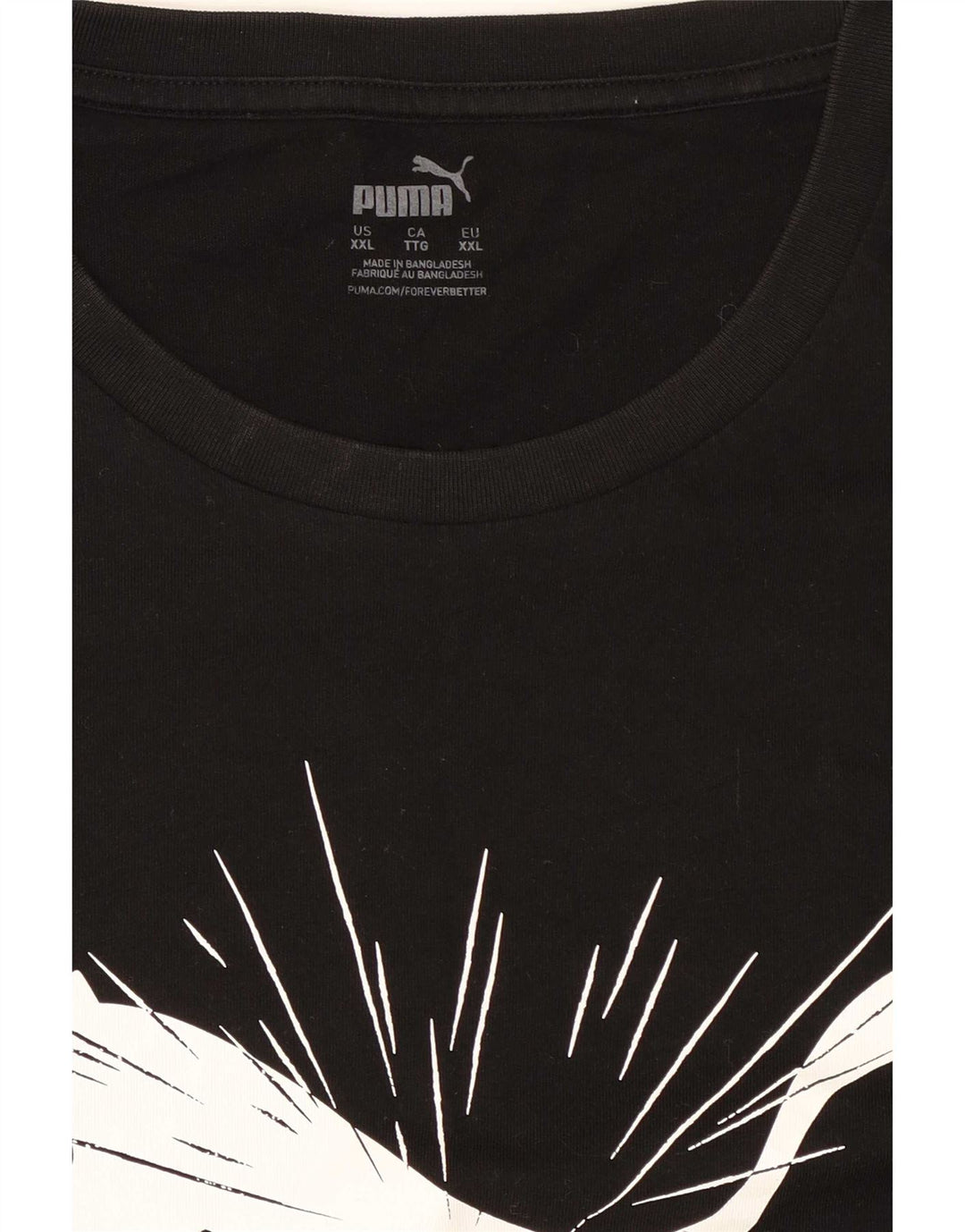 Tricou grafic Puma pentru bărbați Top 2XL negru