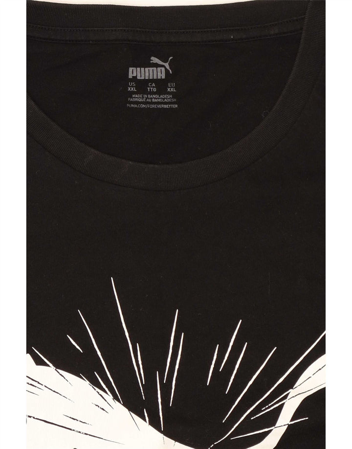 Tricou grafic Puma pentru bărbați Top 2XL negru