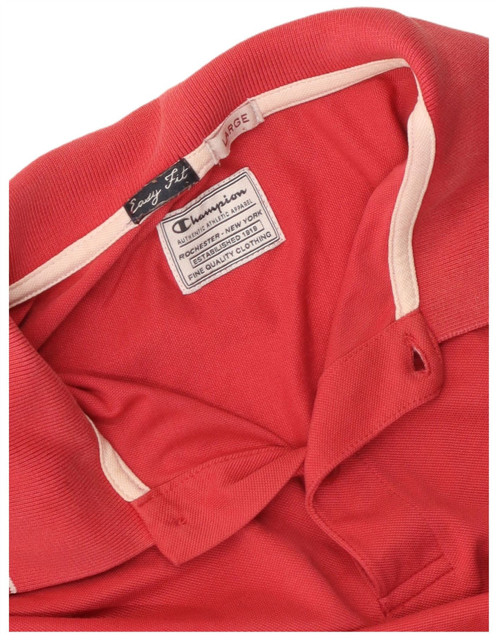Tricou polo pentru bărbați CHAMPION Easy Fit, roșu mare