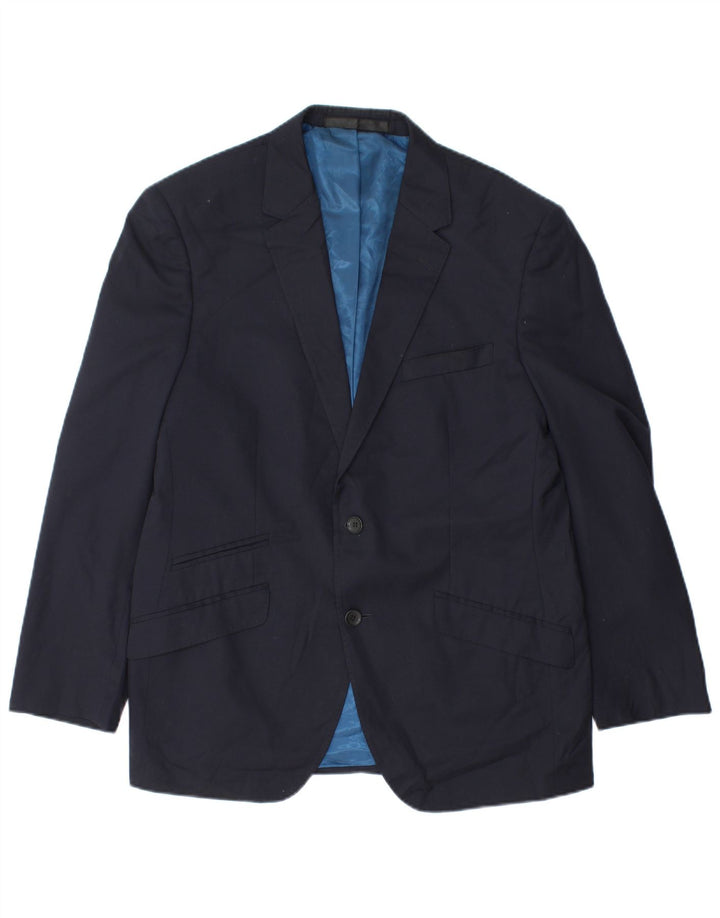 Jachetă pentru bărbați Marks & Spencer Tailored Fit Blazer UK 38 Medium Bleumarin