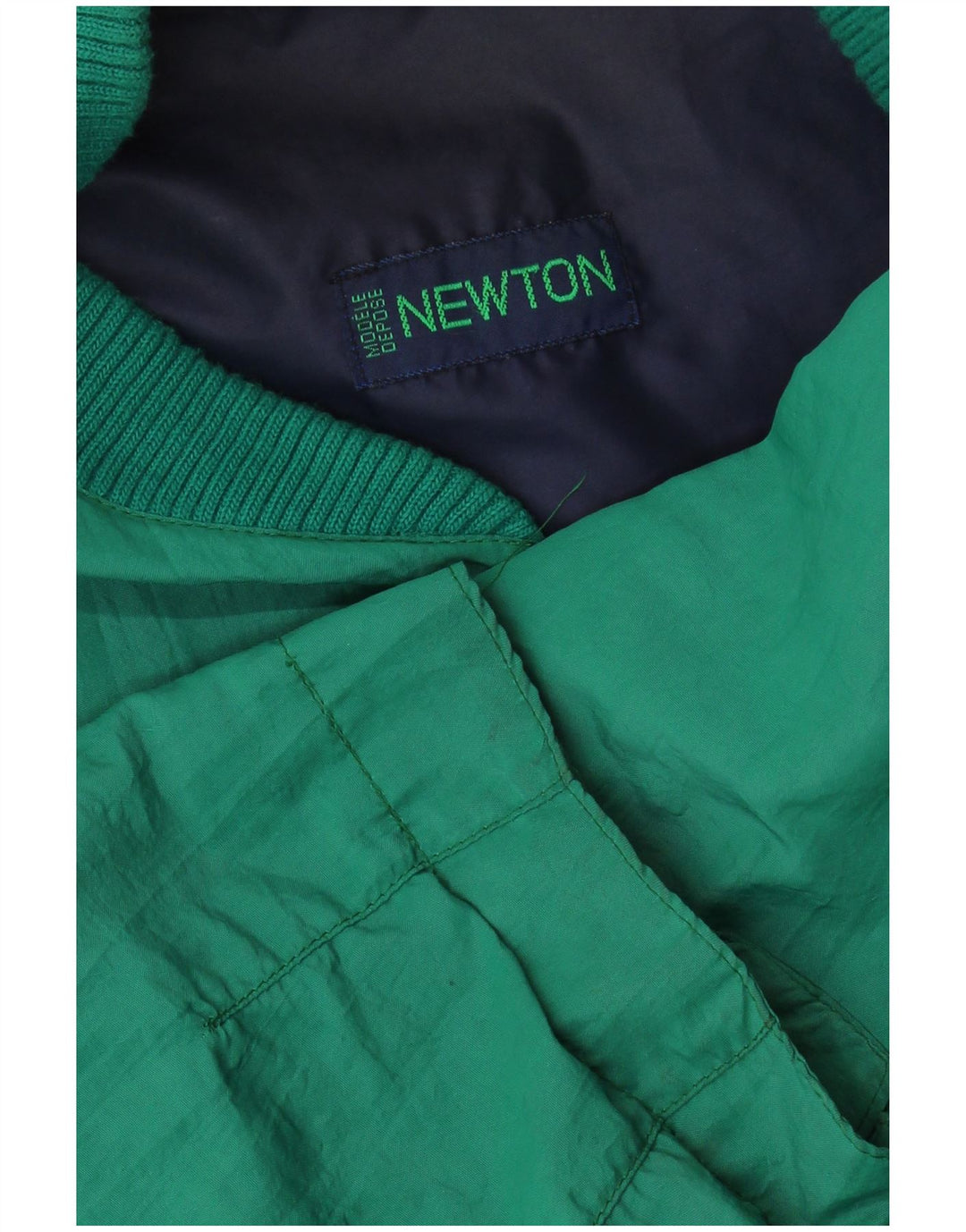 Bomber pentru bărbați NEWTON UK 42 XL, bumbac color bloc verde