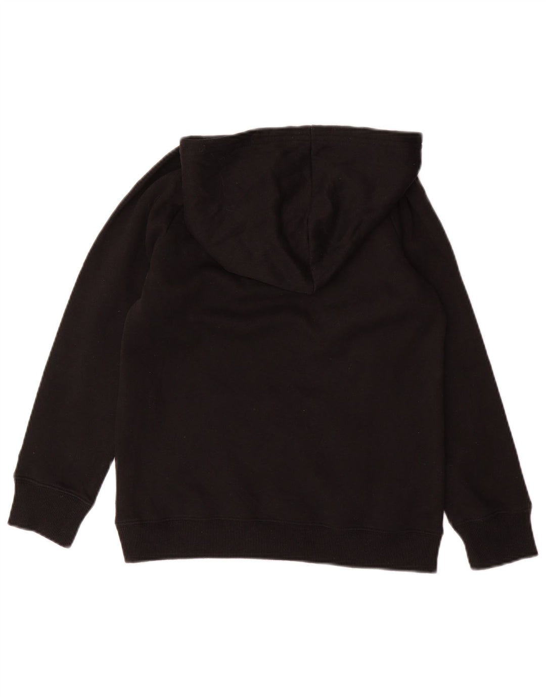 Pulover pentru fete CHAMPION cu glugă grafic 11-12 ani mare negru