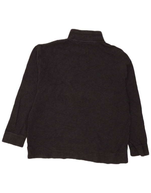 Pulover pentru bărbați Tommy Hilfiger, cu fermoar, cu gât, XL, bumbac bleumarin