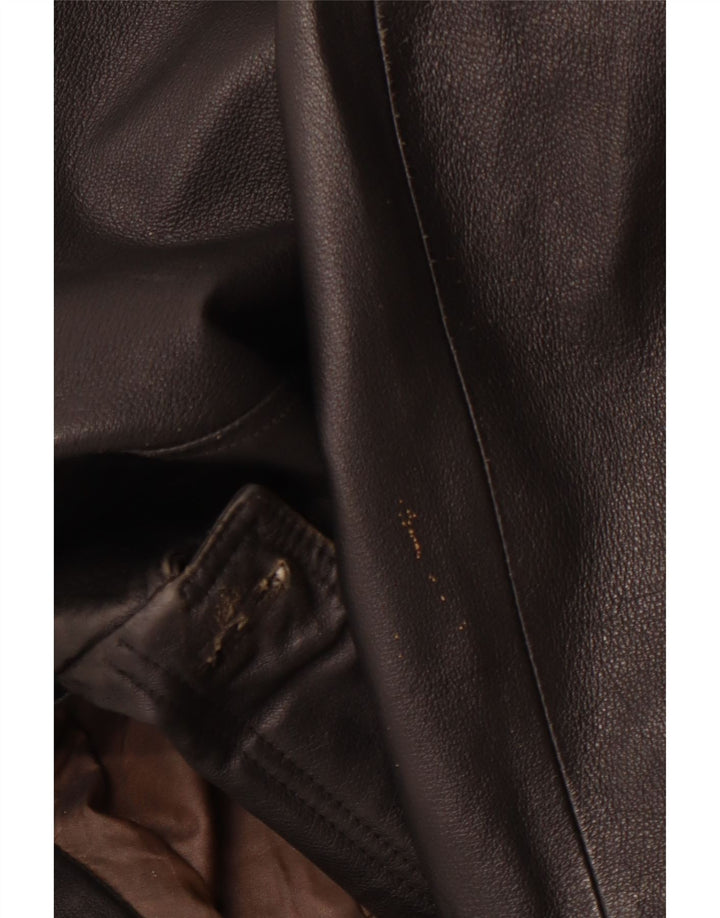Jachetă de piele pentru bărbați VINTAGE IT 50 Large Black