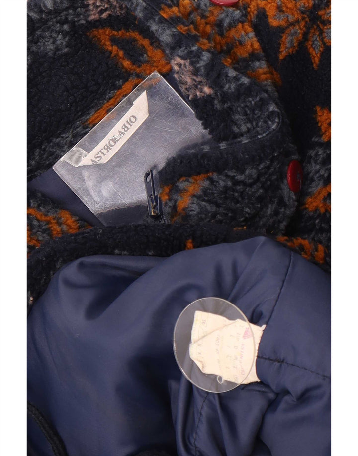 Jachetă fleece pentru bărbați Astrolabio UK 40 mare, albastru, poliester floral