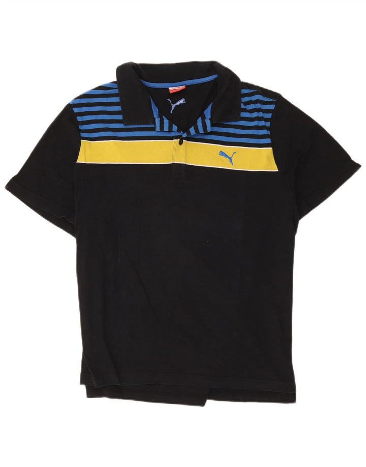 Tricou polo pentru bărbați Puma XL, negru, bloc de culoare