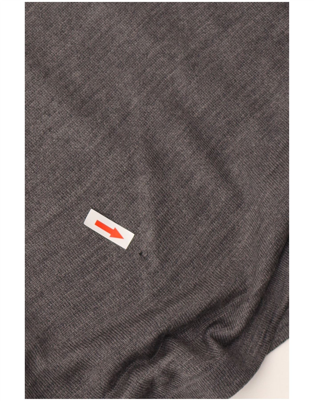 ARMANI JEANS Pulover pentru bărbați cu gât crew, 2XL, lână gri