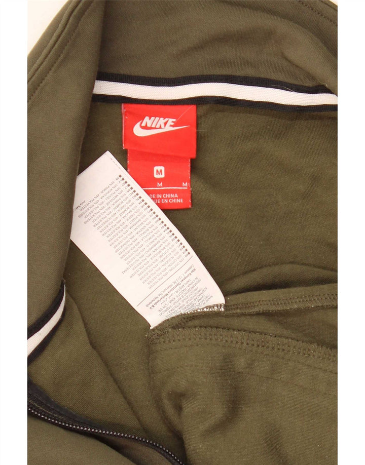 Jachetă de top pentru trening Nike pentru bărbați, bumbac color kaki mediu