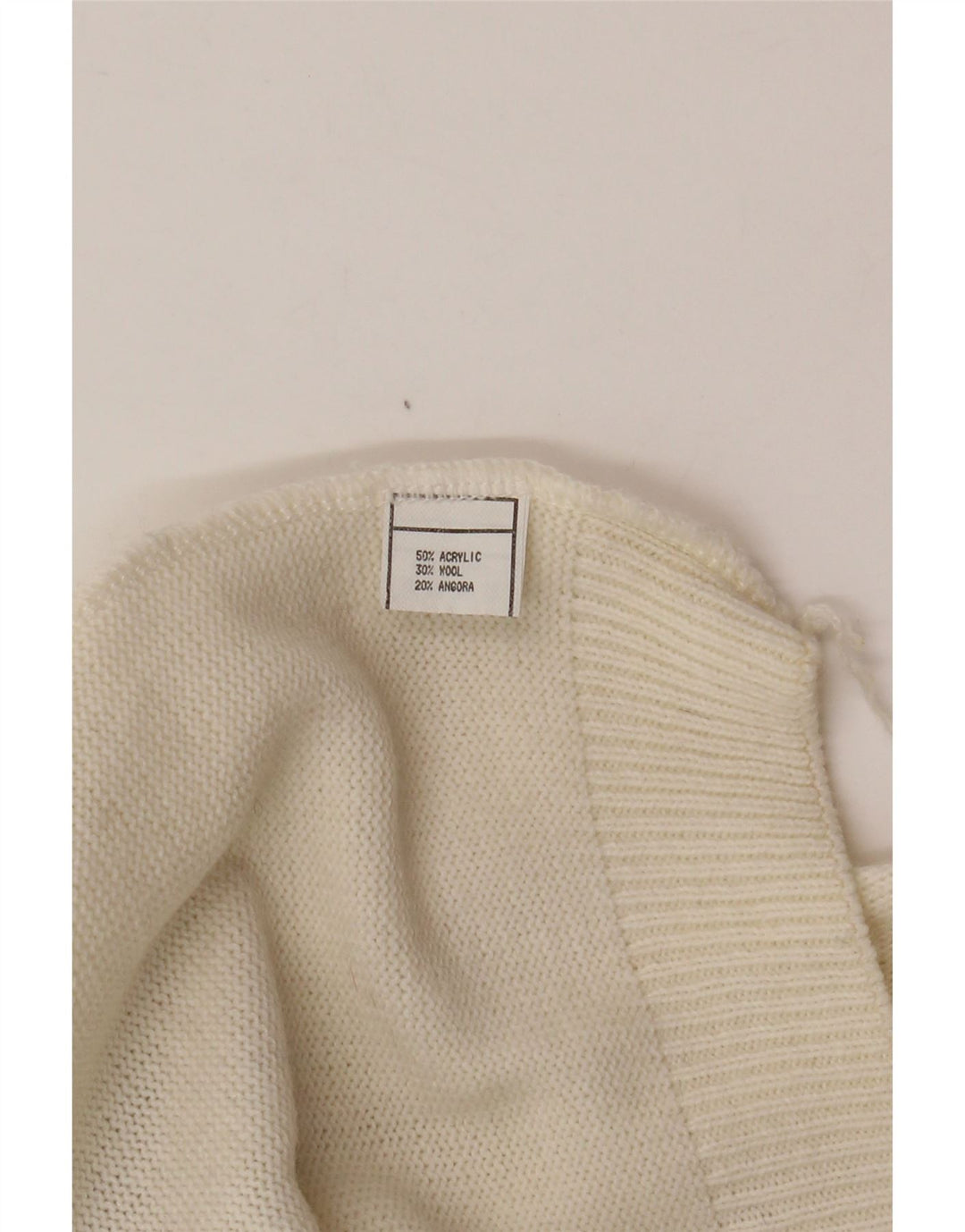 VINTAGE Pulover cu gât țestoasă pentru femei UK 16 Large White Fair Isle