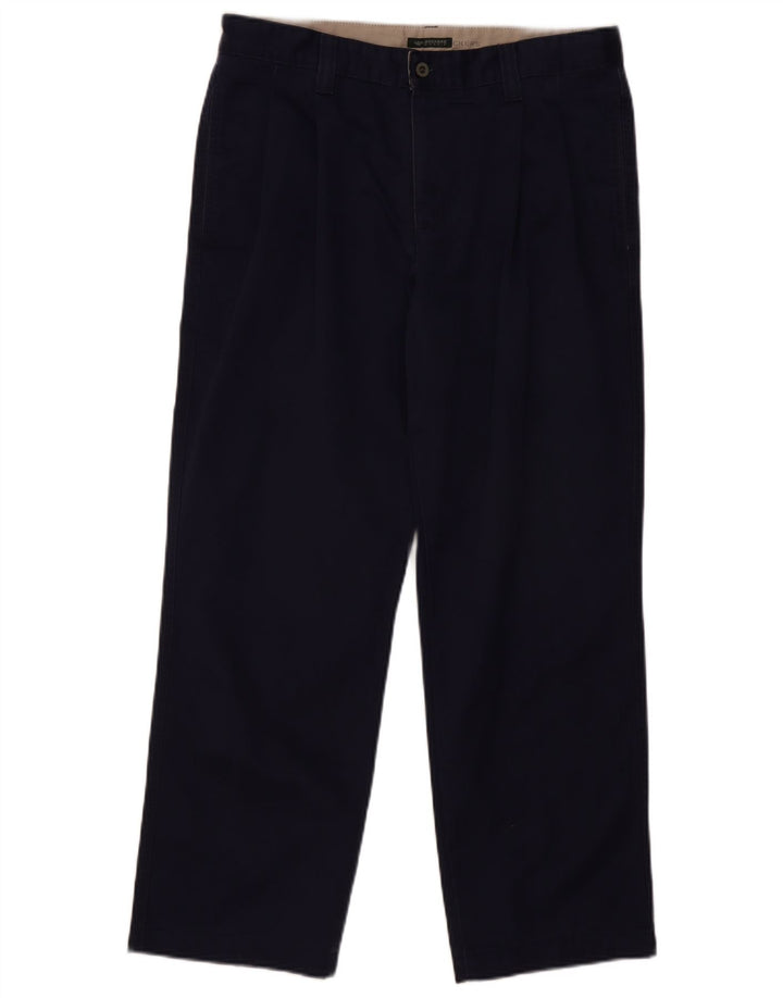 Pantaloni chino pentru bărbați Dockers Khakis Pegged W33 L28 bleumarin
