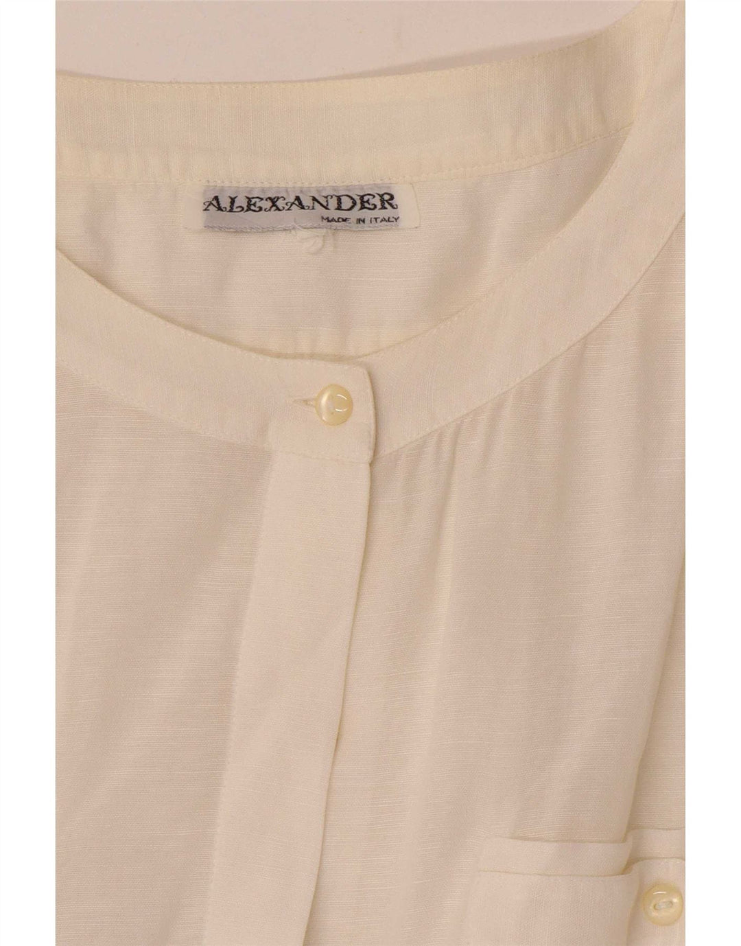 Bluză cămașă cu mânecă scurtă pentru femei Alexander UK 14 Large White