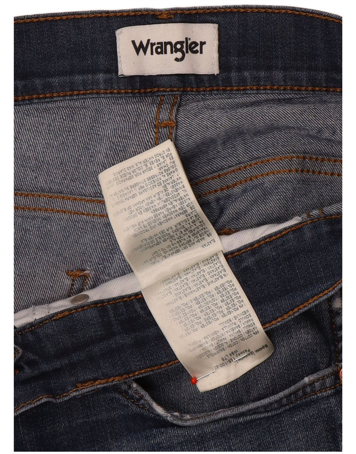 Blugi pentru bărbați Wrangler Greensboro Slim W33 L30 Poliester bleumarin