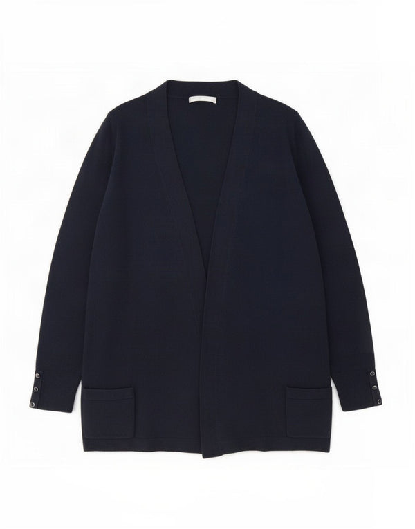 Pulover cardigan deschis pentru femei Marks & Spencer UK 16 mare bleumarin