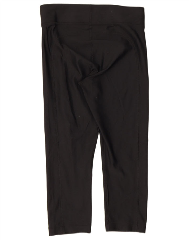 Leggings Capri Under Armour pentru femei Heat Gear UK 12 Poliester mediu negru