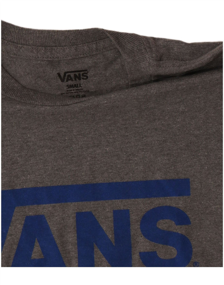 Tricou grafic Vans pentru bărbați Top mic, gri, bumbac